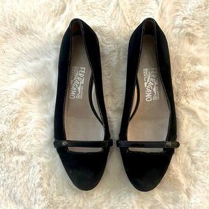 Ferragamo Suede Flats